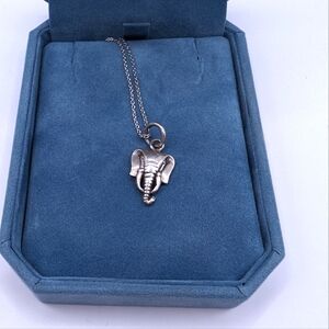 Silver Elephant Necklace